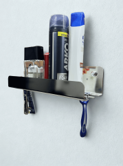 Jilet Askılı Metal Banyo Rafı